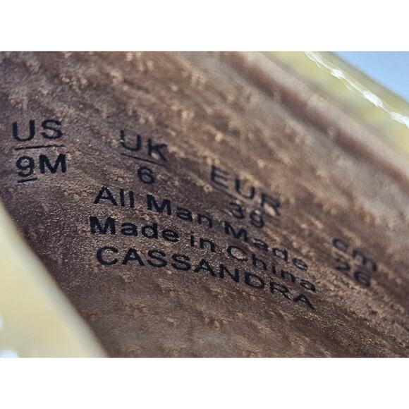 Chunky Y2K Design Shoes Franco Sarto Size 9 Womens Balin Lug Sole Penny Loafer - Picture 6 of 7